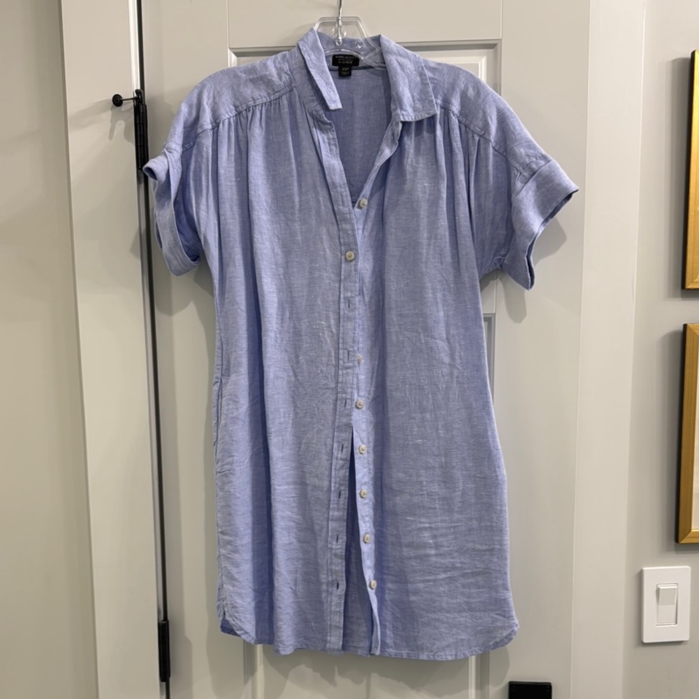 J. Crew linen Baird McNutt Dress XS Petite